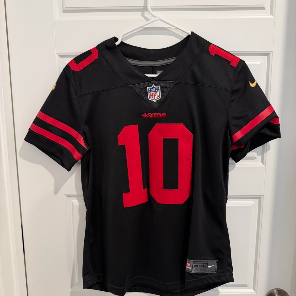 Nike womens Black and Red Sports Jersey